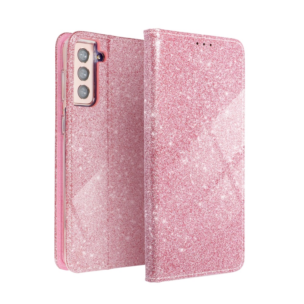 Forcell Shinning fliptok SAMSUNG Xcover 5 rose gold