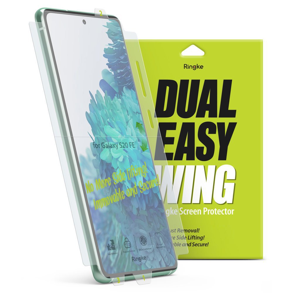 Ringke Dual Easy 2x kijelzővédő PET fólia Samsung Galaxy M31s (DWSG0013)
