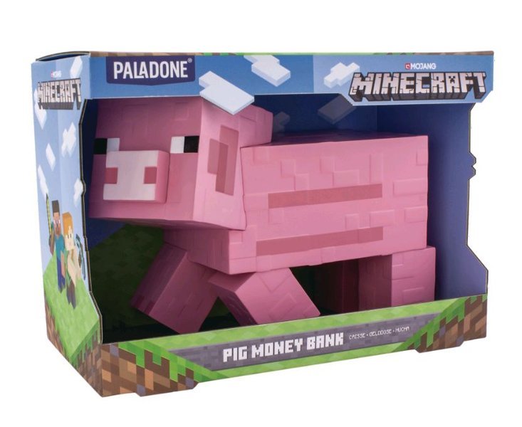 Paladone Minecraft malacpersely Pig Monkey Bank