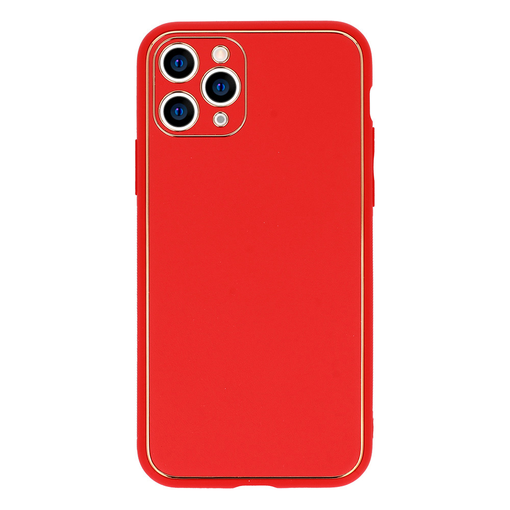 iPhone 12 Tel Protect Luxury szilikon tok Piros