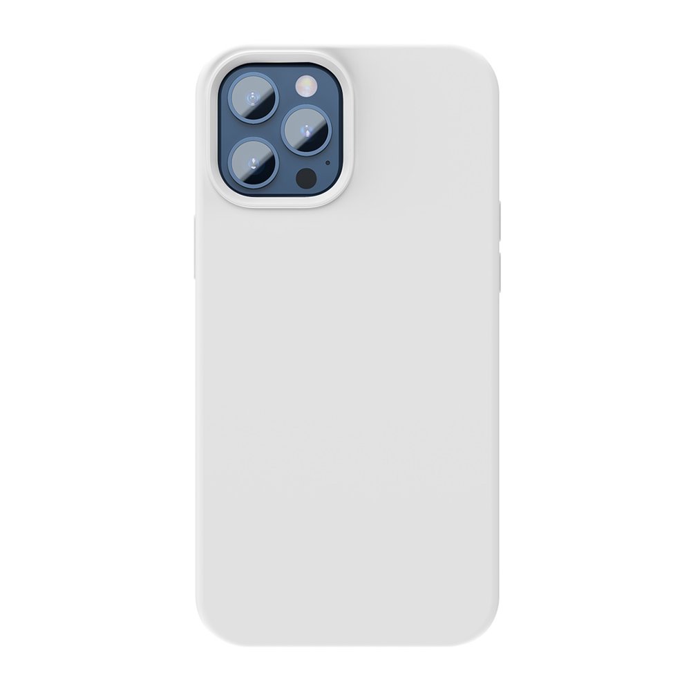 iPhone 12/ 12 Pro Baseus Liquid Silica Gel MagSafe tok fehér (WIAPIPH61P-YC02)