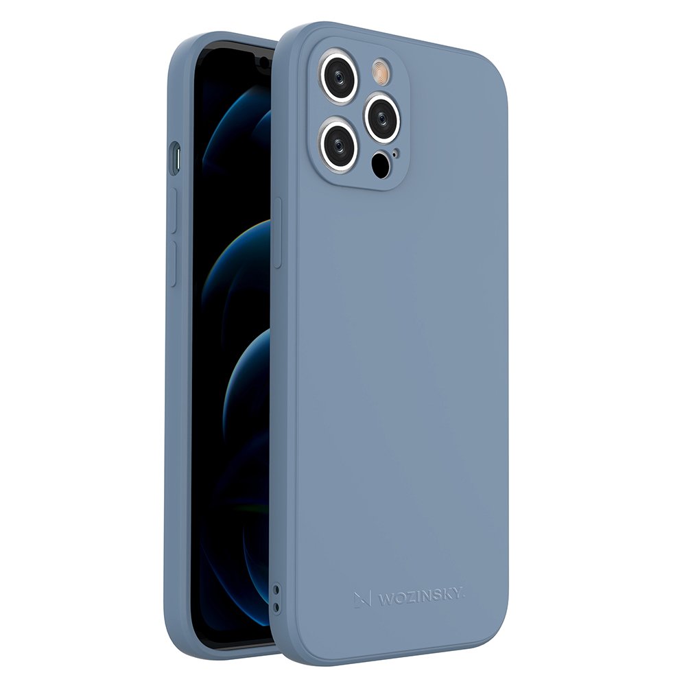 iPhone 12 Pro Max Wozinsky Color Case szilikon tok kék