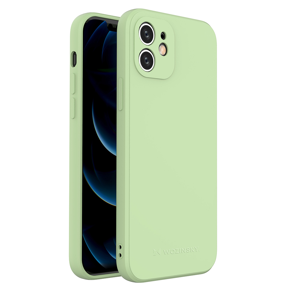iPhone 12 Wozinsky Color Case szilikon tok zöld
