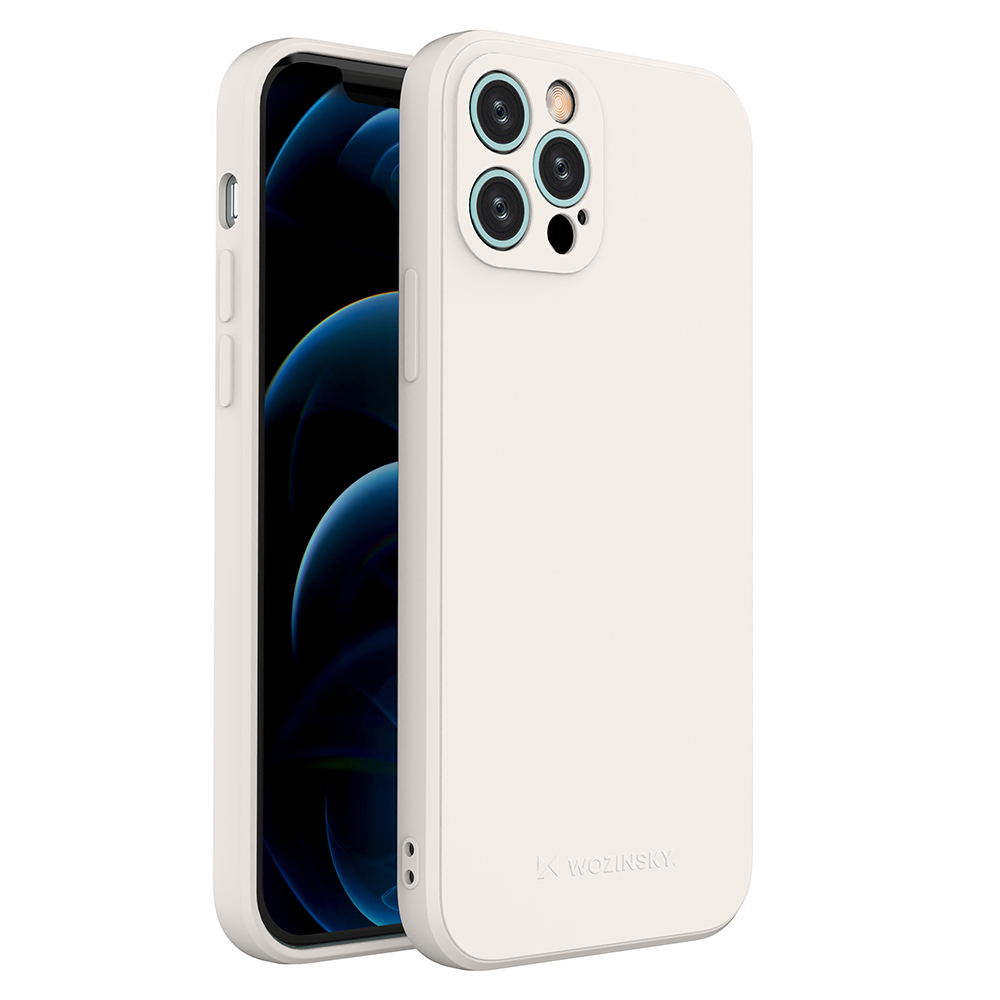 iPhone 12 Pro Wozinsky Color Case szilikon tok fehér