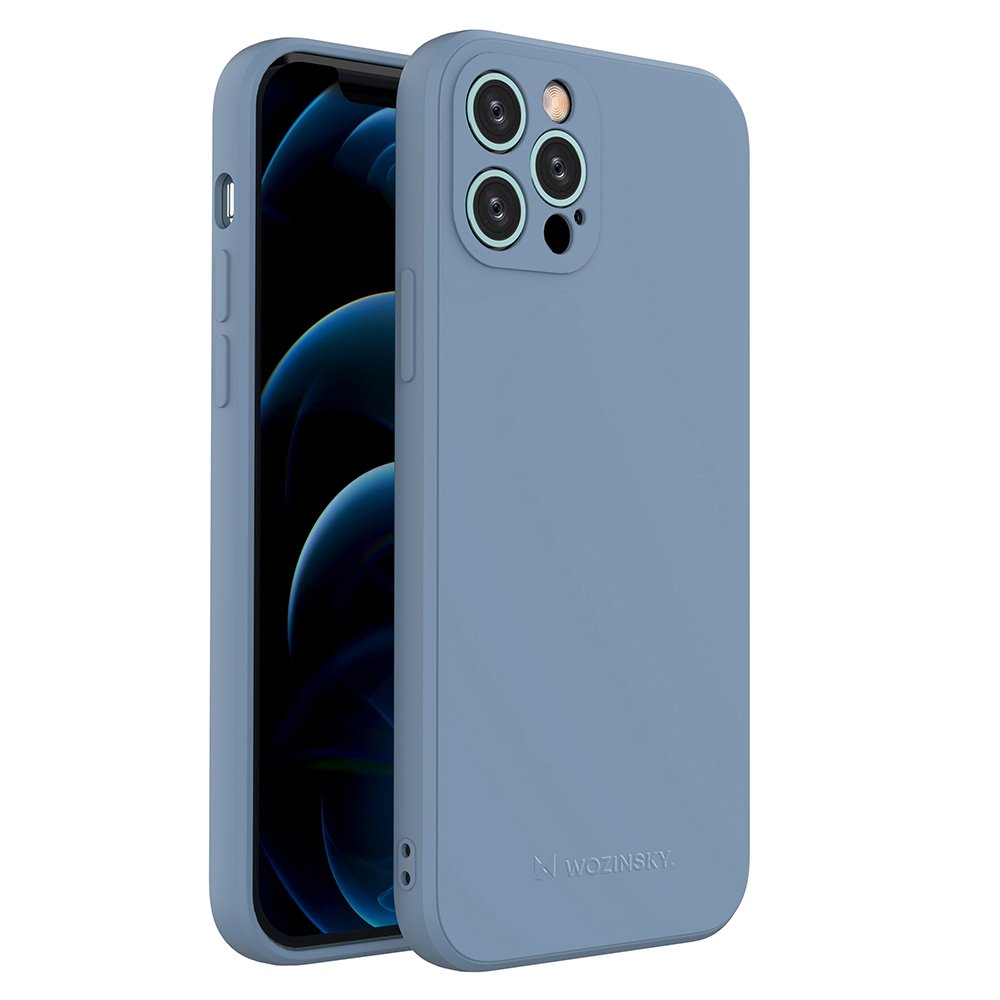 iPhone 12 Pro Wozinsky Color Case szilikon tok kék