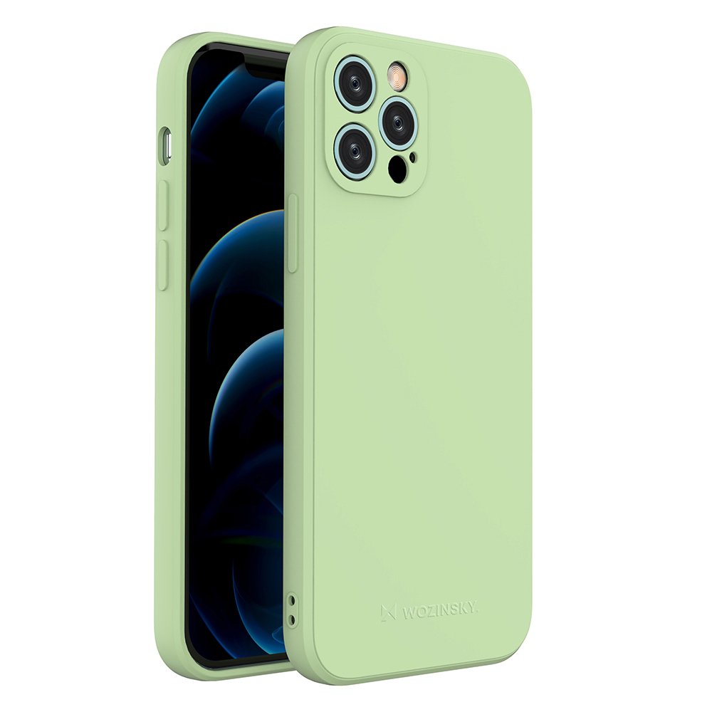 iPhone 12 Pro Wozinsky Color Case szilikon tok zöld