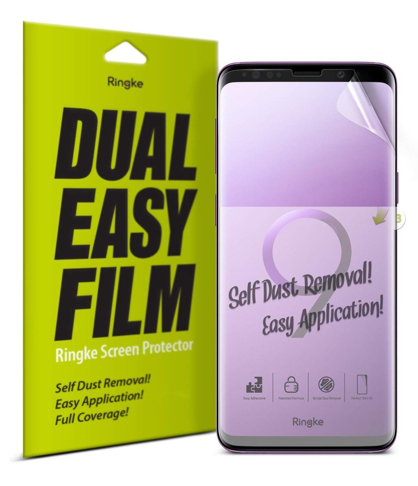 Ringke Invisible Defender 2x kijelzővédő TPU fólia Samsung Galaxy S9+ Plus (ESSG0005)