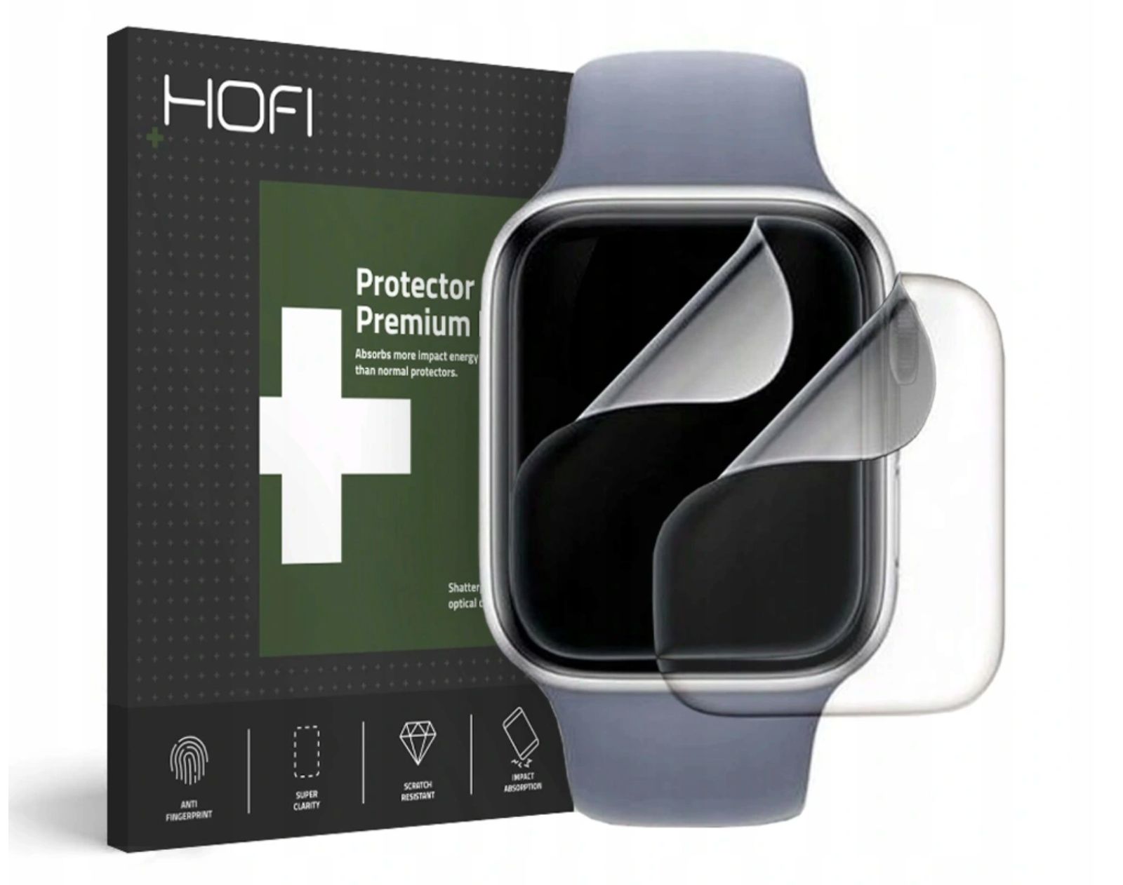 HOFI HYDROGEL 2x Öngyógyító kijelzővédő fólia Apple Watch 4/5/6/SE 40mm