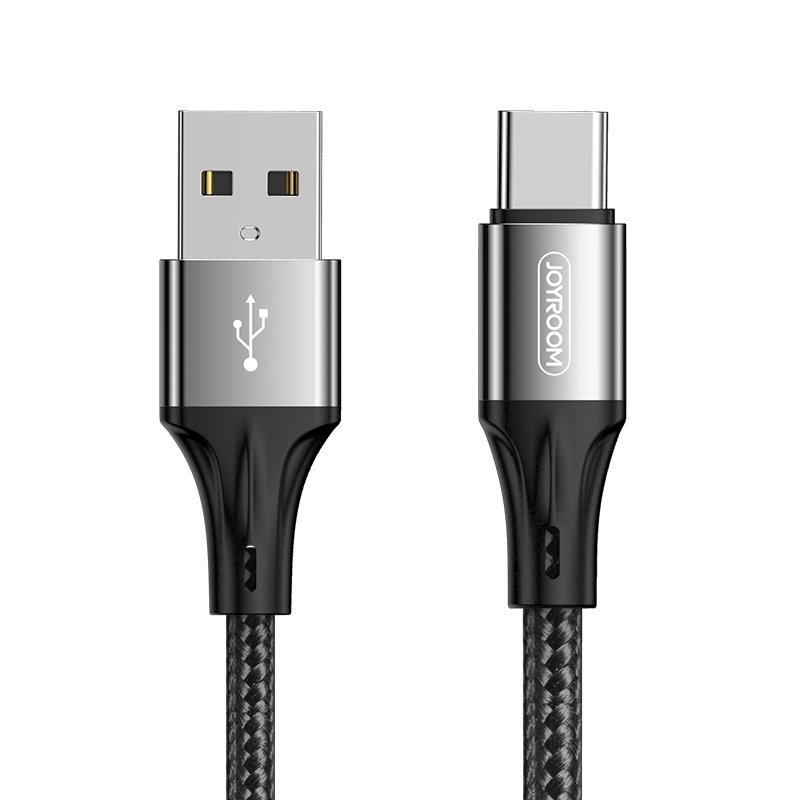 Joyroom USB - USB Type-C kábel 3A 1m fekete (S-1030N1)