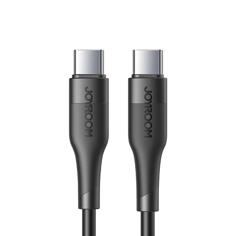 Joyroom USB Type-C - USB Type-C kábel QC PD 3A 60W 1.2m fekete (S-1230M3)