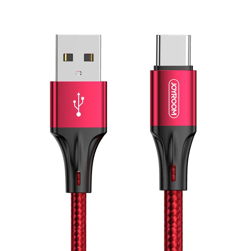Joyroom USB - USB Type-C kábel 3A 1.5m piros (S-1530N1)