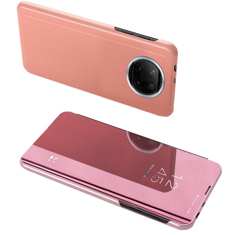 Xiaomi Redmi Note 9T 5G Clear View fliptok pink