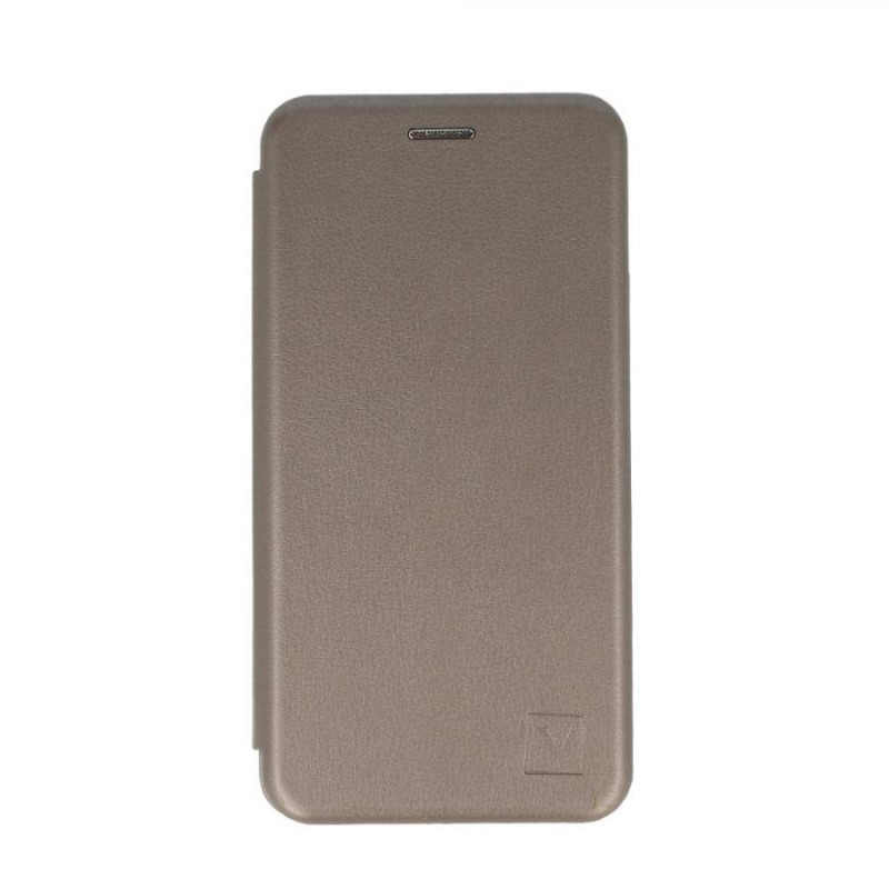 Samsung S21 Ultra Vennus Book Elegance fliptok fém színű