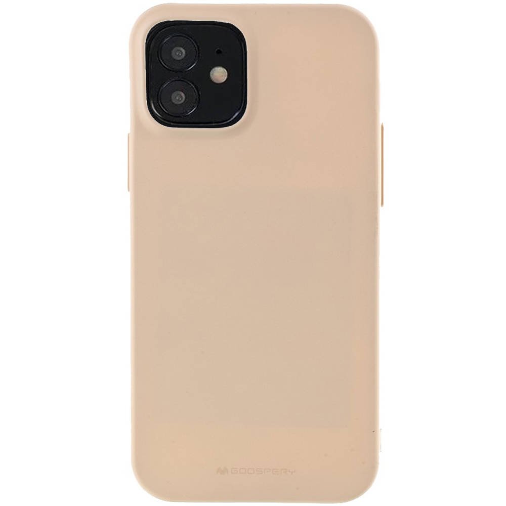 Soft Jelly szilikon tok iPhone 12 mini homok színben