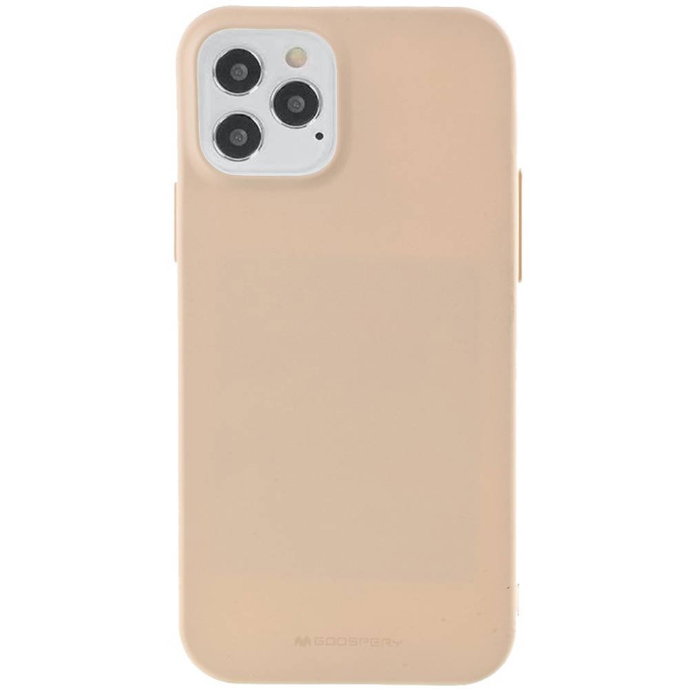 iPhone 12/ 12 Pro Soft Jelly szilikon tok homok színben