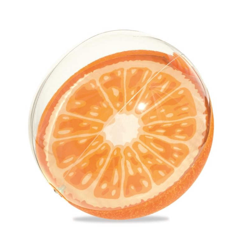 Bestway narancs mintájú felfújható strandlabda