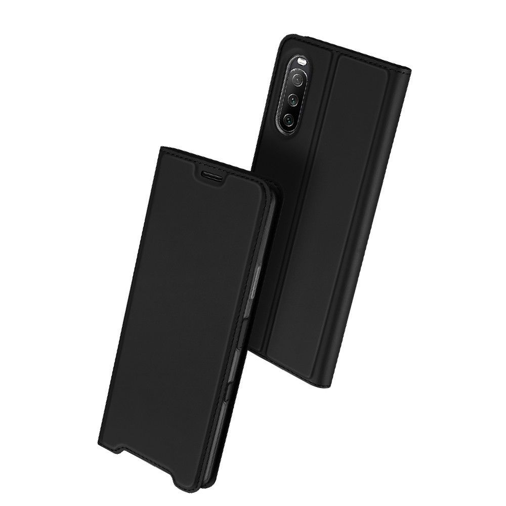 Sony Xperia 10 III Dux Ducis Skinpro Fliptok Fekete