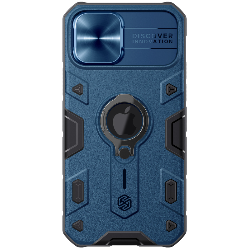 iPhone 12 Pro Max Nillkin CamShield Armor Metal tok kék