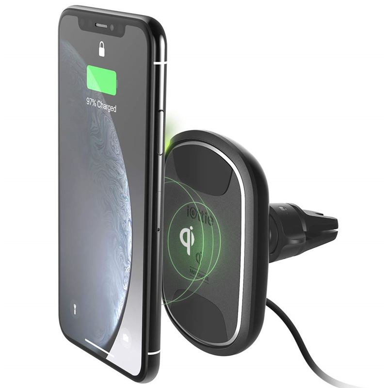 iOttie iTap Wireless 2 Szellőzőre helyezhető mágneses autós telefontartó vezeték nélküli Qi töltéssel