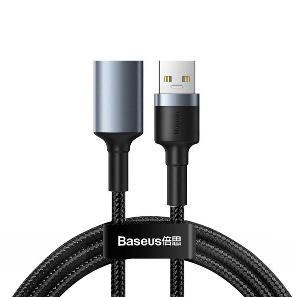 Baseus Cafule USB 3.0 toldókábel, adapter 2A 1m szürke (CADKLF-B0G)