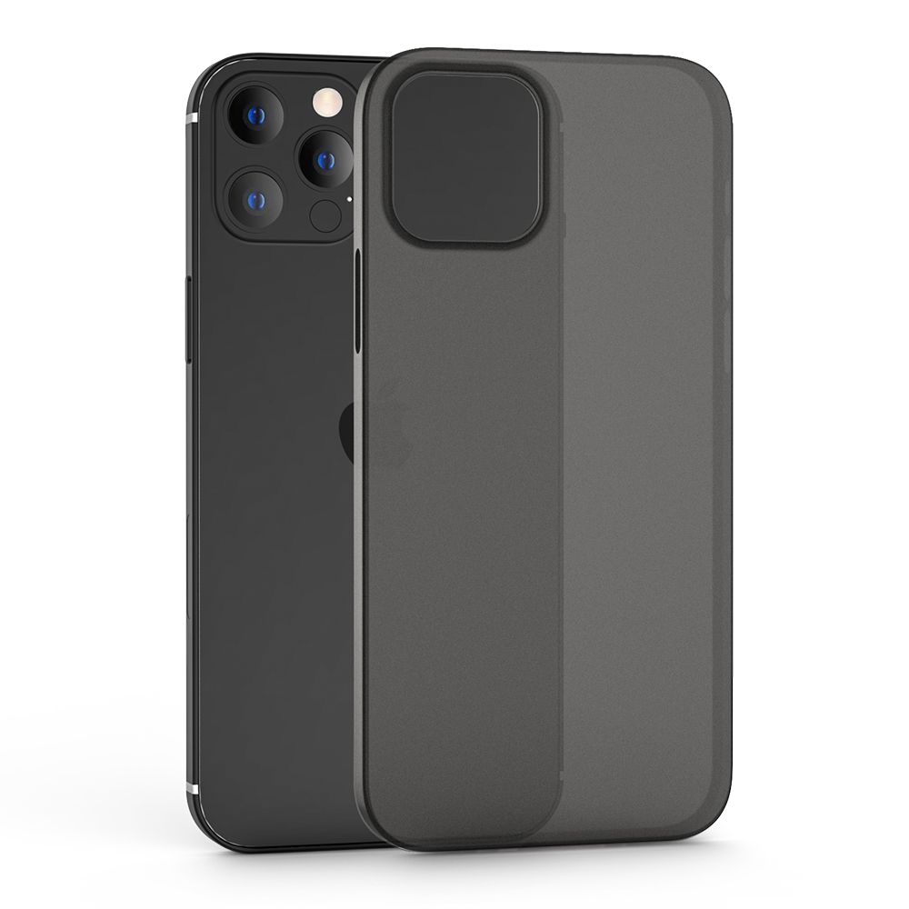 iPhone 12 / 12 Pro Tech-Protect Ultraslim 0.4mm Matt Fekete