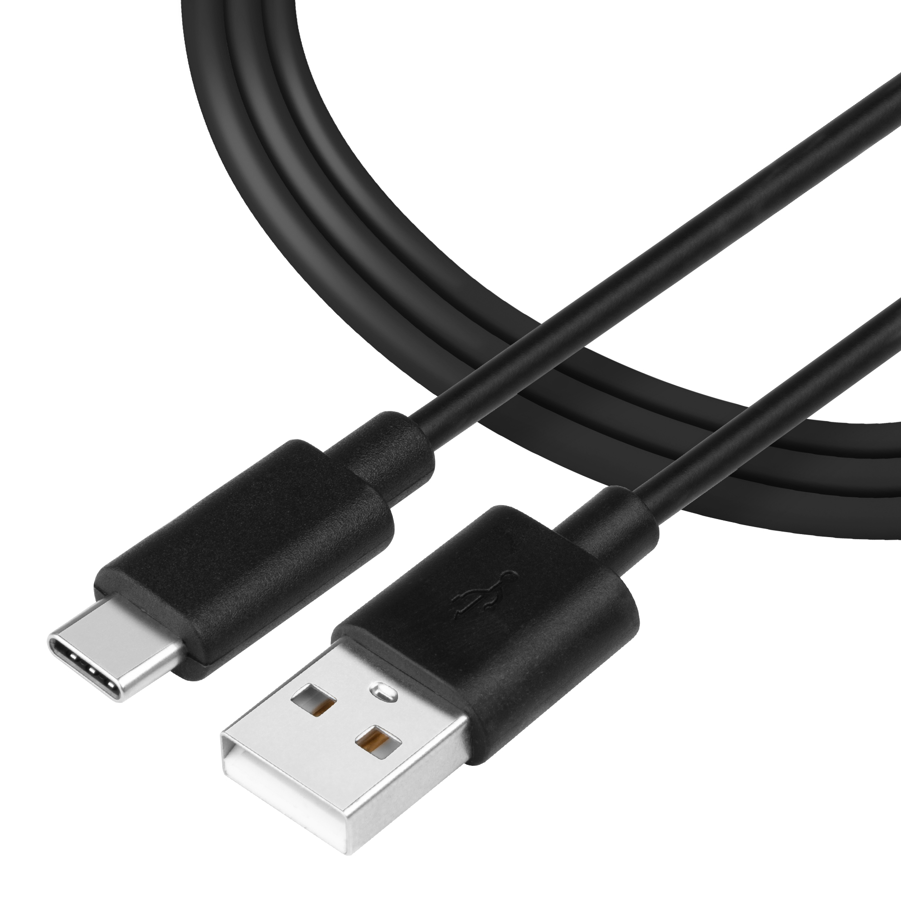 Tactical 005 Smooth Thread kábel USB-A - USB Type-C 1m fekete