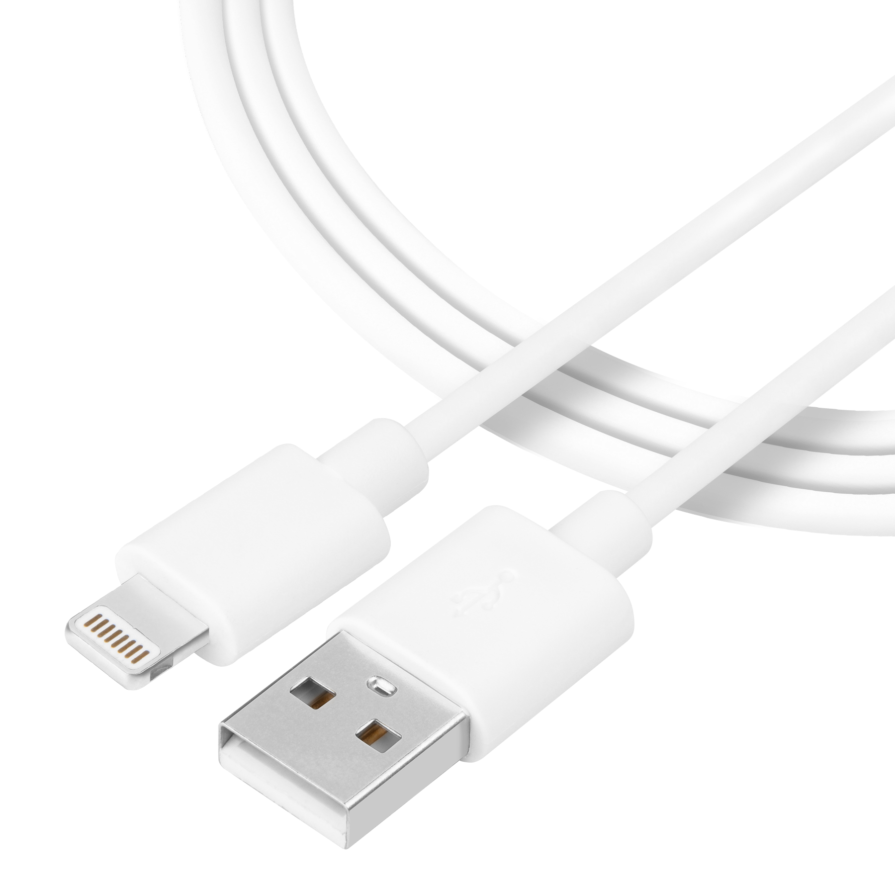 Tactical 013 Smooth Thread kábel USB-A - Lightning 0.3m fehér