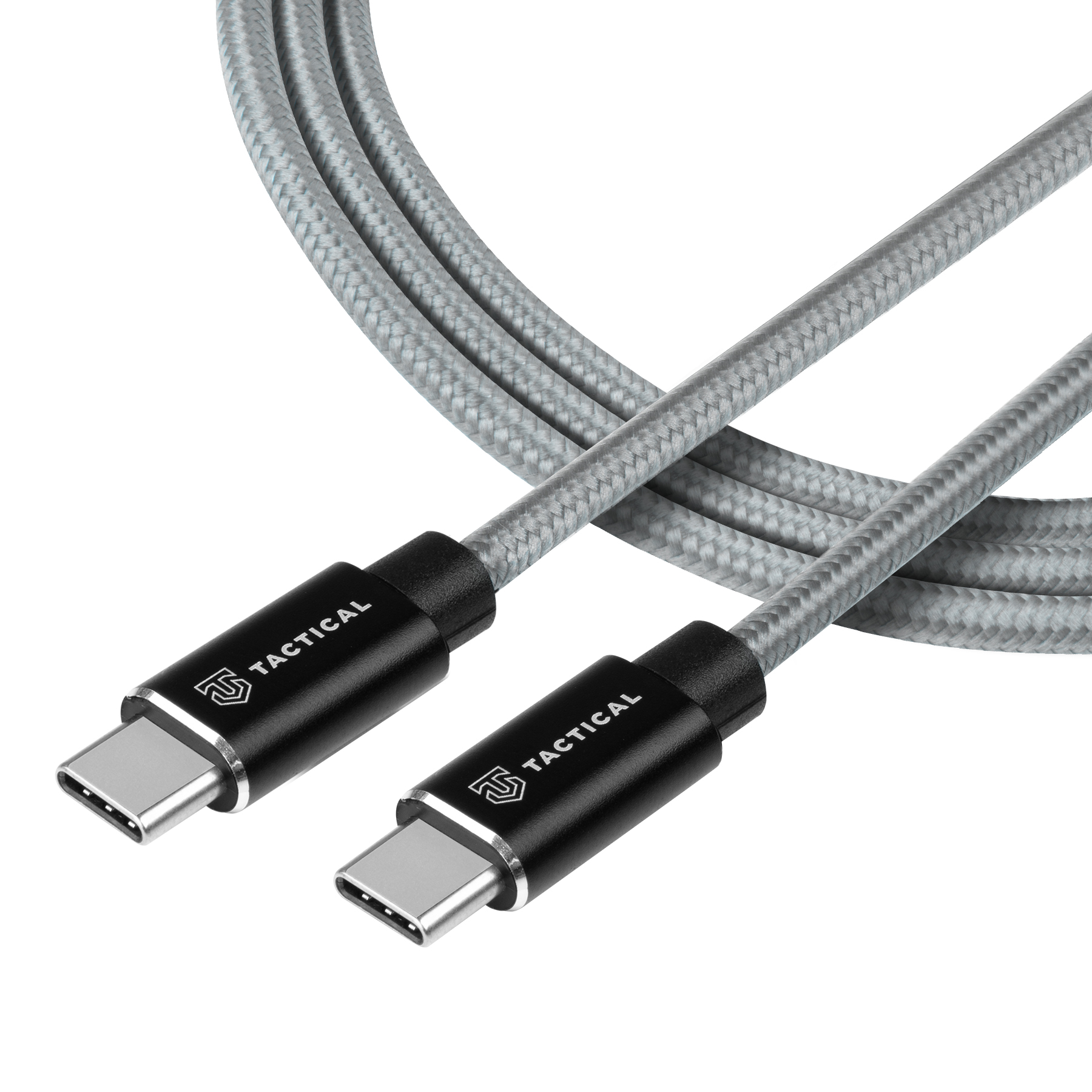 Tactical 024 Fast Rope Kevlar kábel USB Type-C - USB Type-C 100W 20V/5A 0.3m szürke