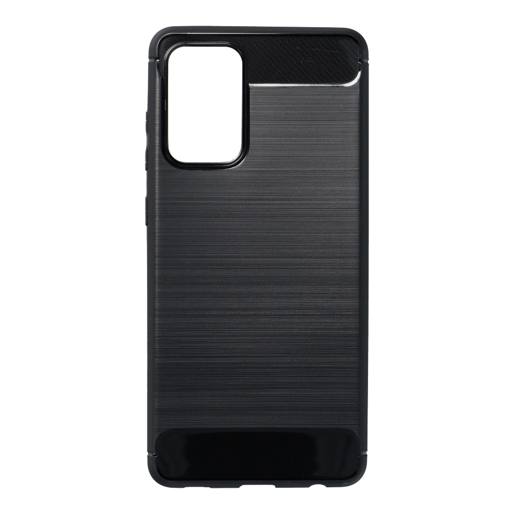 Samsung Galaxy A72 4G/ 5G Forcell szénszál mintájú TPU tok fekete
