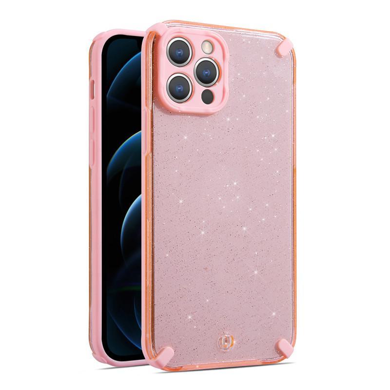 iPhone 12 Pro Max Armor Glitter tok pink