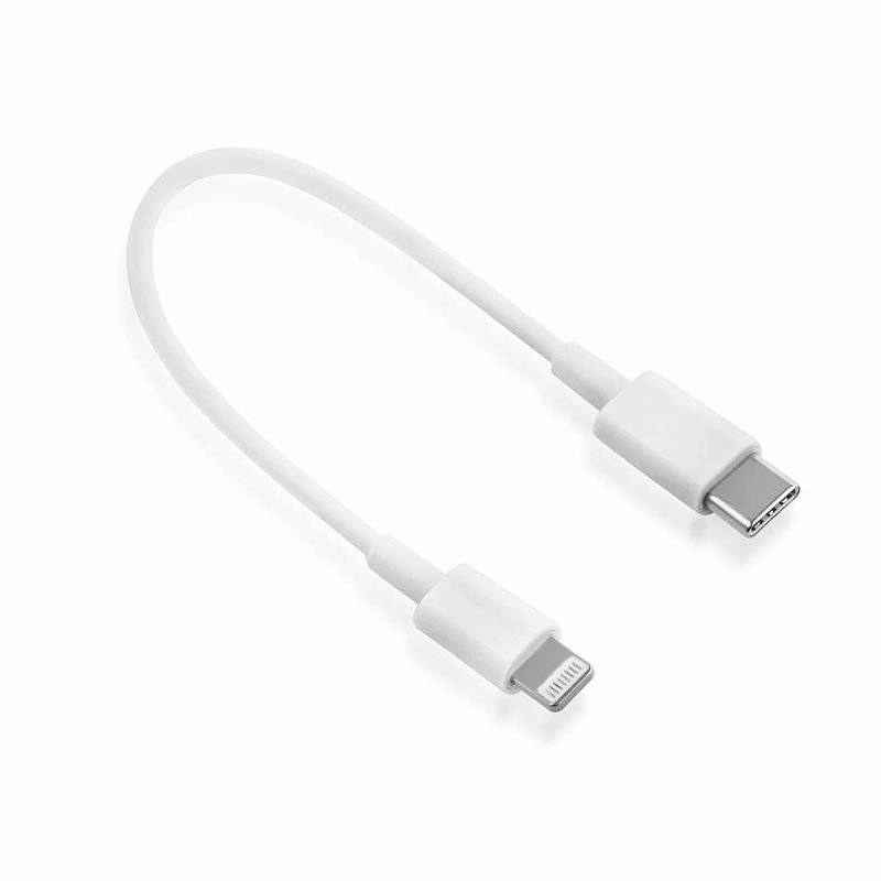 USB Type-C - Lightning kábel 20cm fehér