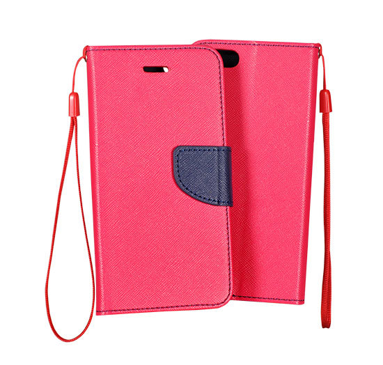 iPhone 12 mini Fancy fliptok pink/ sötétkék