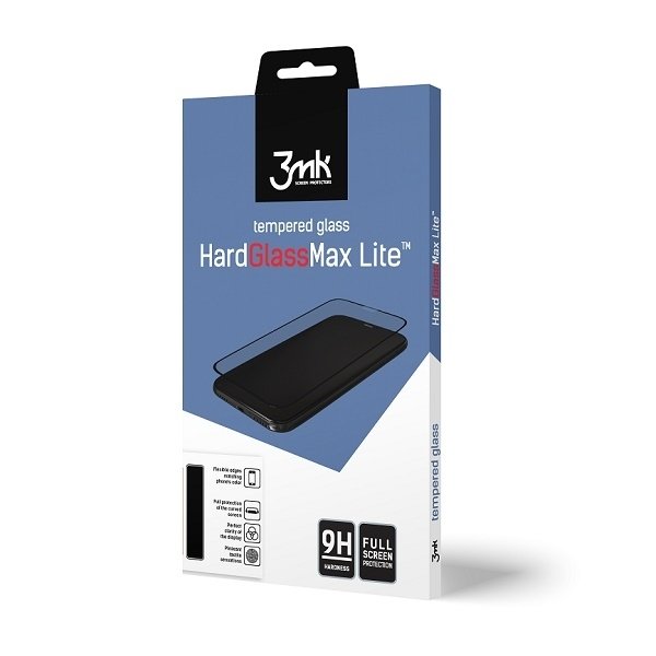 Samsung M12 3MK HG Max Lite kijelzővédő üvegfólia fekete