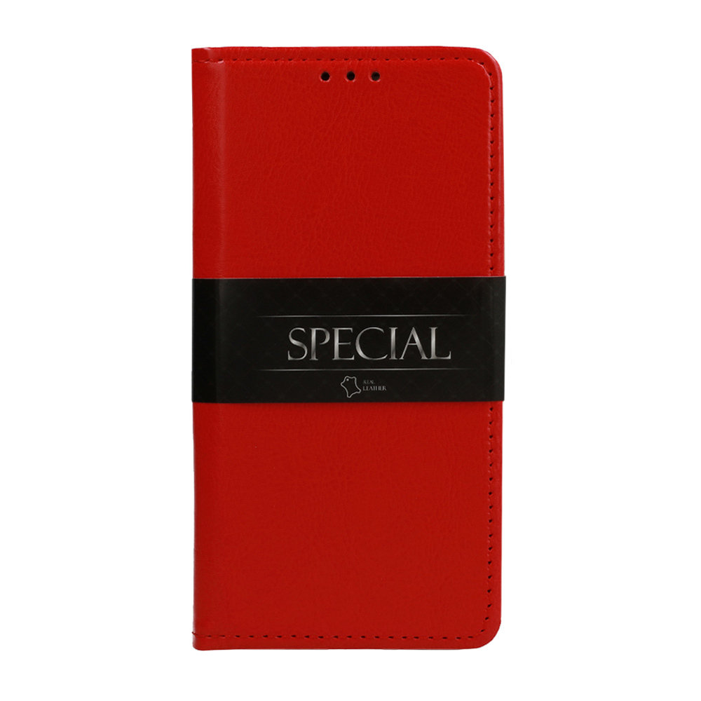 iPhone12/ 12 Pro Book Special bőr fliptok piros