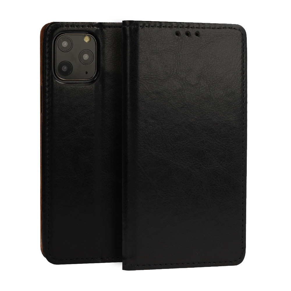 Xiaomi Mi 10s Book Special bőr fliptok fekete