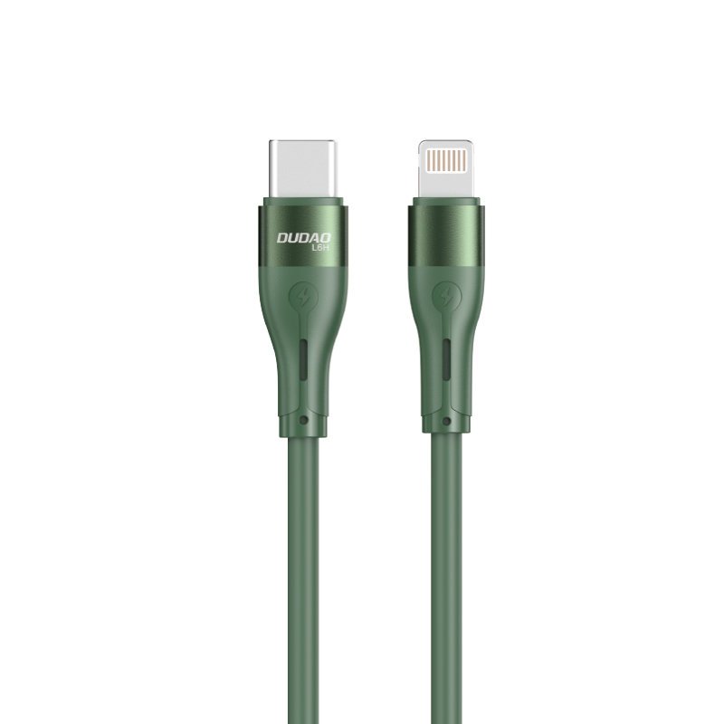 Dudao USB Type C - Lightning kábel 65W 1m PD zöld (L6H)