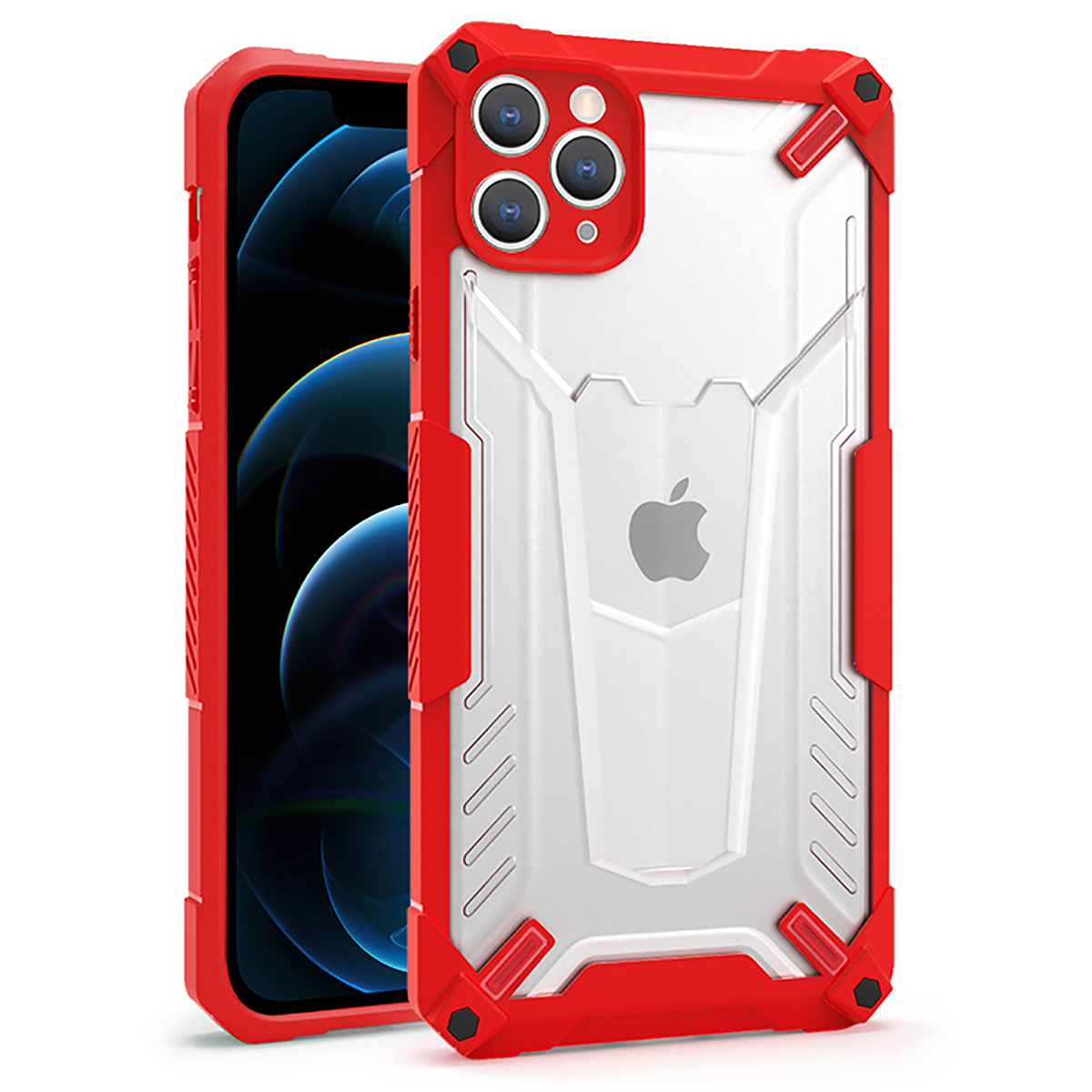 iPhone 12 Pro Tel Protect Hybrid tok piros