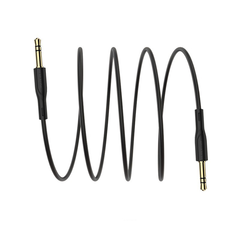 Borofone BL1 3.5mm - 3.5mm audio mini jack kábel 1m fekete