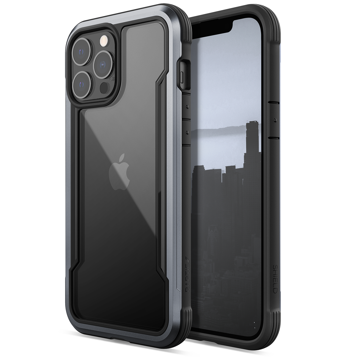 X-Doria Raptic Shield Pro iPhone 13 Pro Max alumínium tok fekete