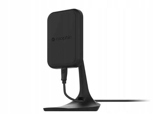 Mophie Asztali mágneses telefontartó és vezeték nélküli töltő fekete