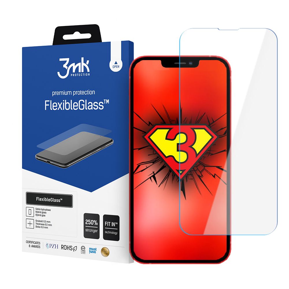 iPhone 13 Pro Max/14 Plus 3MK FlexibleGlass Lite kijelzővédő hybrid üvegfólia
