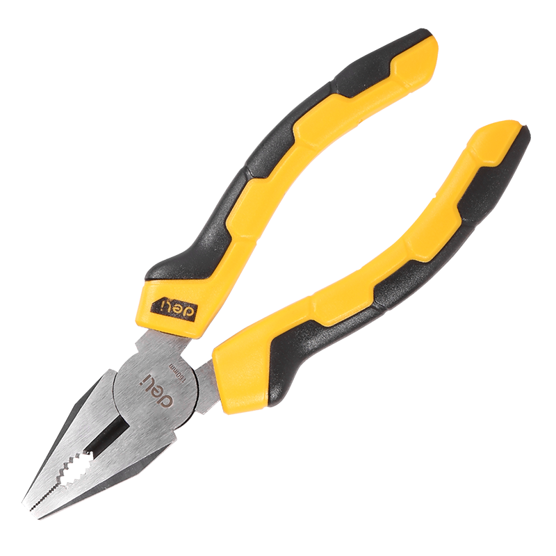 Deli Tools EDL2006 kombinált fogó 16cm (sárga)