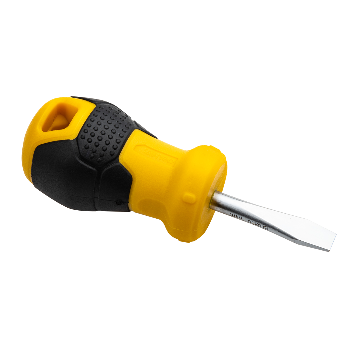 Deli Tools EDL6360381 laposfejű csavarhúzó 6x38mm (sárga)