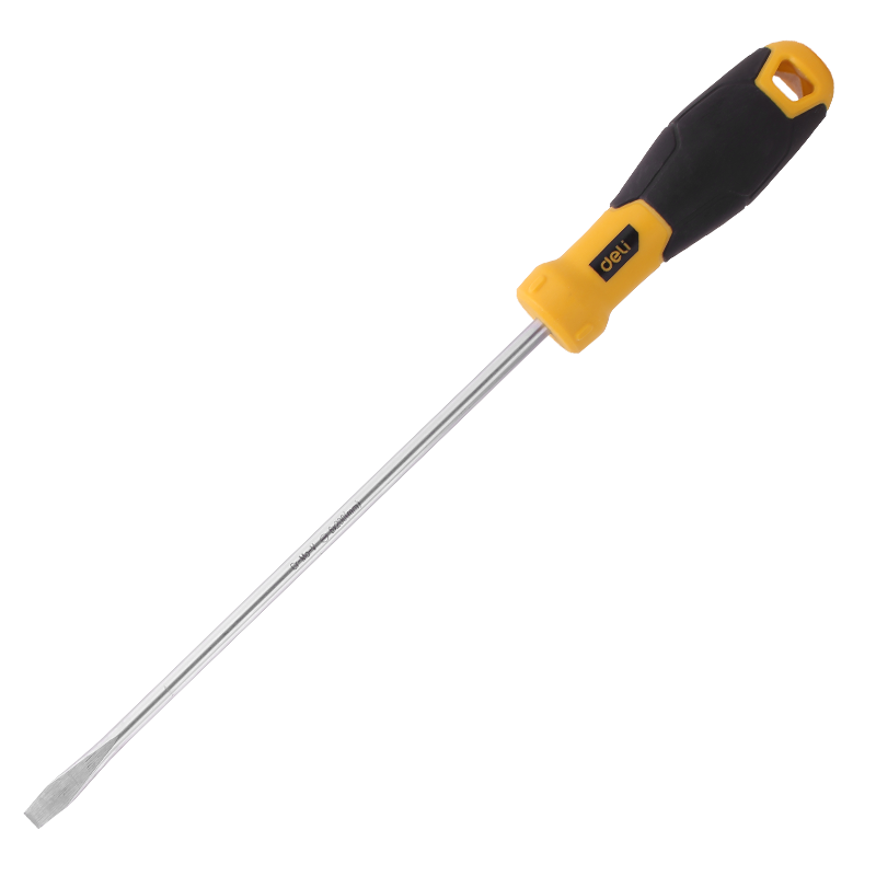 Deli Tools EDL6362001 laposfejű csavarhúzó 6x200mm (sárga)