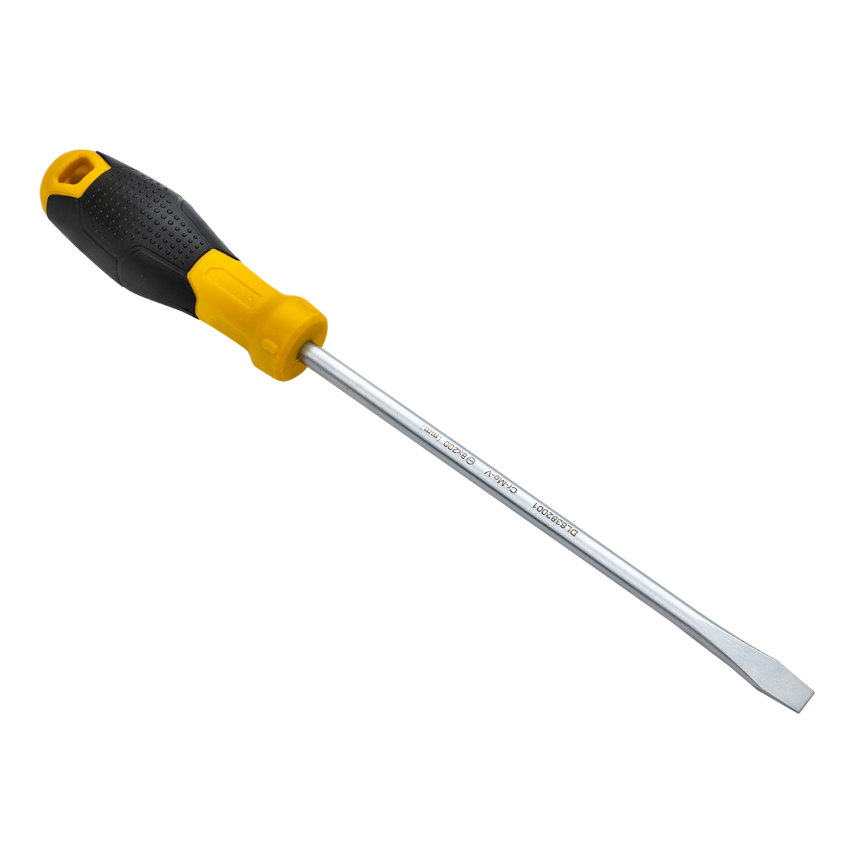 Deli Tools EDL6382001 laposfejű csavarhúzó 8x200mm (sárga)