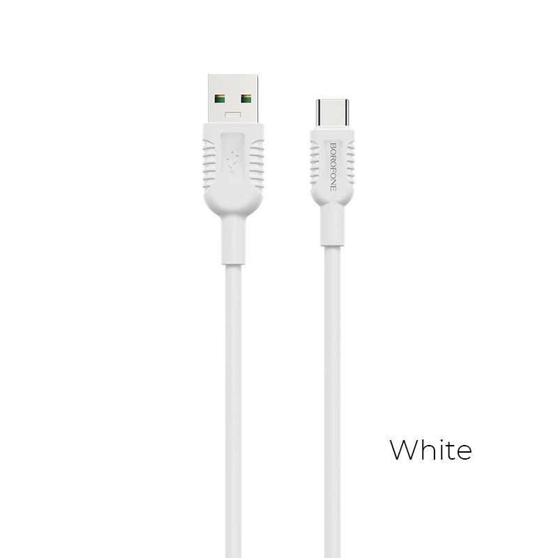 Borofone BX33 Munificent USB - USB Type-C kábel 5A 1.2m fehér