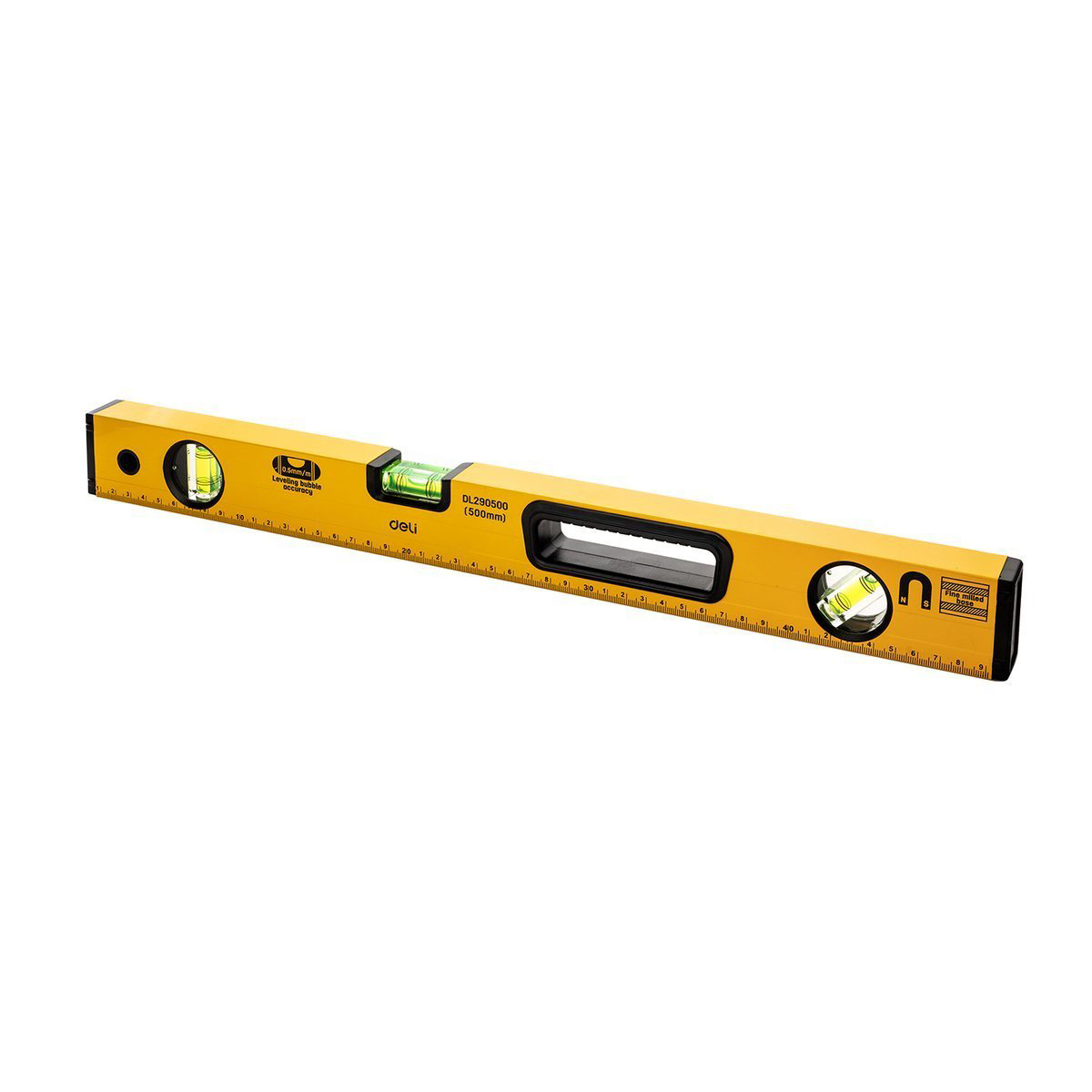 Deli Tools EDL290500 vízmérték 500mm (sárga) 50cm