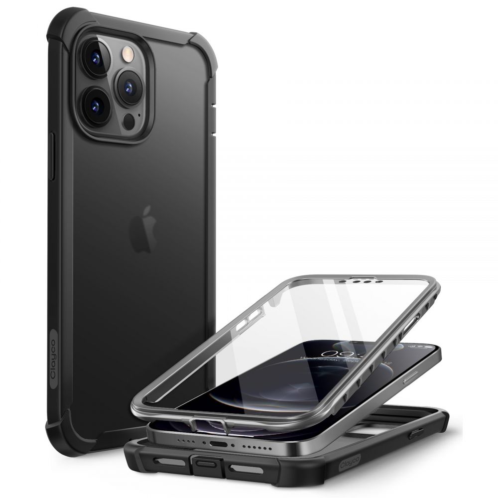 iPhone 13 Pro Max Supcase Clayco Forza Tok fekete