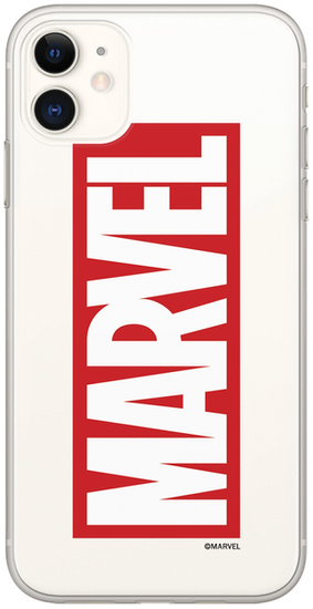 iPhone XR Marvel logós tok átlátszó