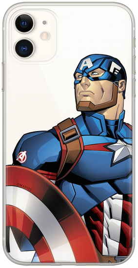iPhone XR Marvel Amerika kapitány tok átlátszó